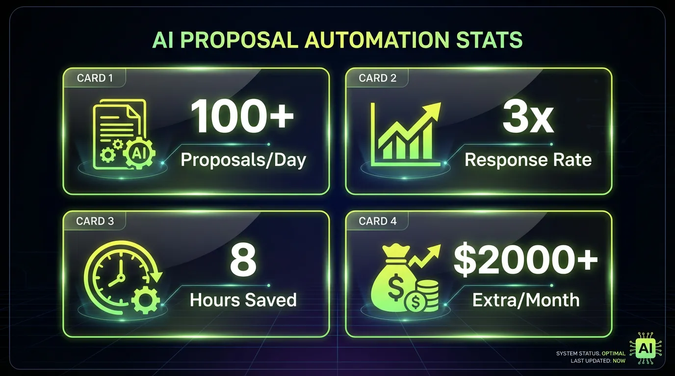 Stats Dashboard - AI Proposal Automation Results